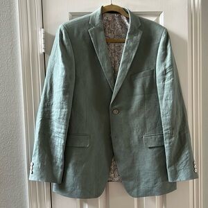 Boys green linen blazer. Ralph Lauren. Size 20. Excellent condition!